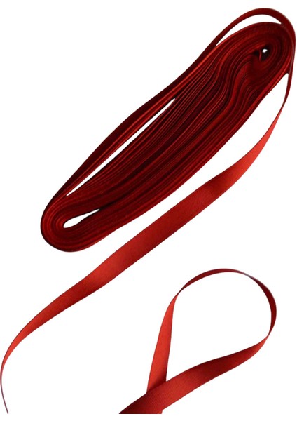 Kırmızı Saten Kurdele 1 cm - 10 Metre fiyatları