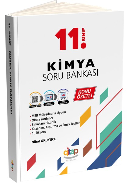 11.sınıf Kimya Konu Özetli Soru Bankası (Video Çözümlü)