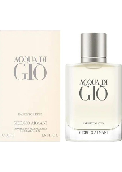 Giorgio Armani Acqua Di Gio EDT Refillable Erkek Parfümü 50 ml