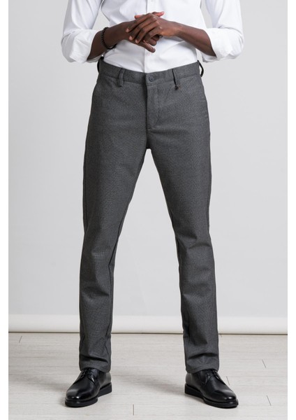 Armürlü Bitik Desenli Regular Fit Kışlık Kumaş Pantolon modelleri