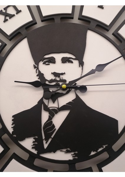 55 cm Çaplıahşap Atatürk Duvar Saati modelleri