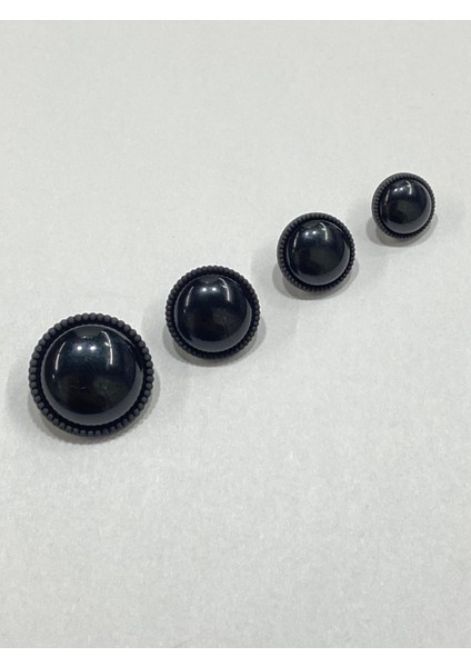 Bombeli Trençkot Ceket Düğmesi / Siyah / 2,3 cm / M007 fırsatları