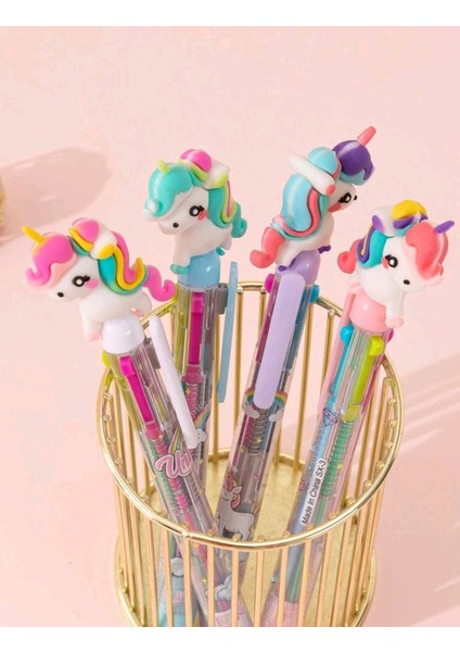 4'lü Unicorn 1 Çoklu Tükenmez Kalem