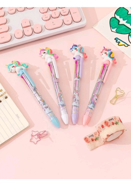 4'lü Unicorn 1 Çoklu Tükenmez Kalem modelleri