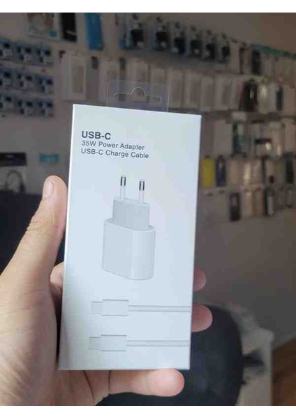 Iphone 15-16 Pro/ Pro Max Uyumlu 35WATT Usb-C Hızlı Şarj Adaptör Seti