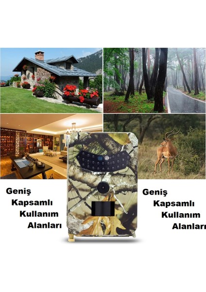 Foto Kapan Kamera 1080P Video ve Fotoğraf Çok Hızlı Tetiklenme Hayalet Gece Görüş fırsatları