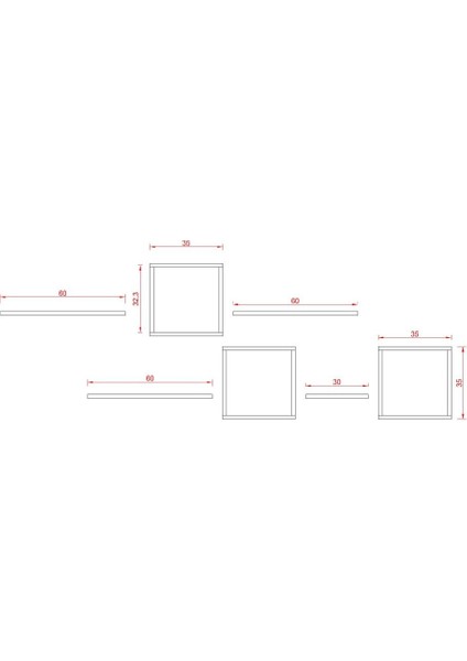 Passo Duvar Raf Set Cordoba ( Mat ) fiyatları