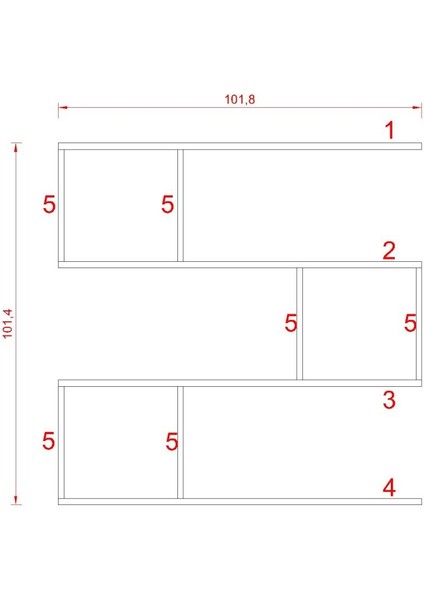Alize Duvar Raf Set Kafkas Meşe ( Mat ) fiyatları