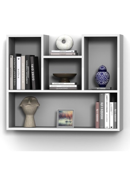 Polo Duvar Raf Set Beyaz ( Mat )