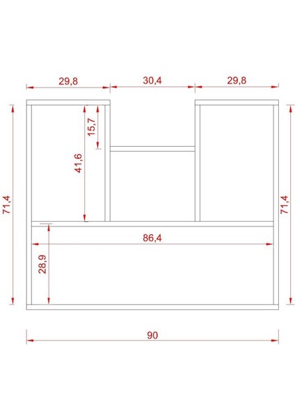 Polo Duvar Raf Set Beyaz ( Mat ) fiyatları