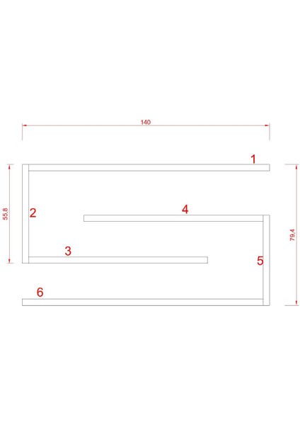 Candy Duvar Raf Seti Krem ( Parlak ) fiyatları