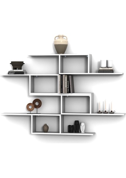 O x o Duvar Raf Set Beyaz ( Parlak )