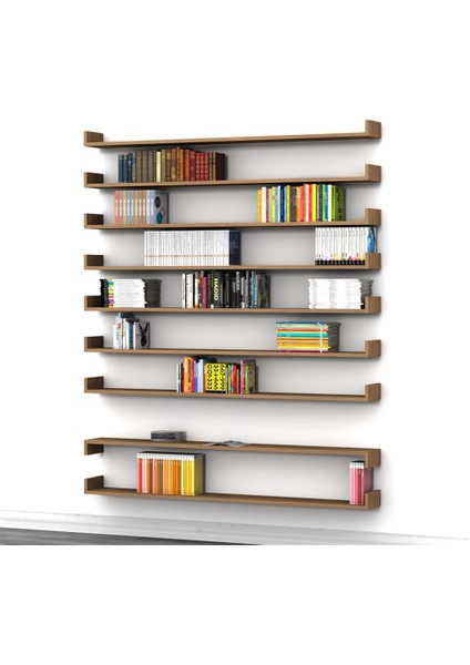 Book Duvar Raf Set Kafkas Meşe ( Mat )