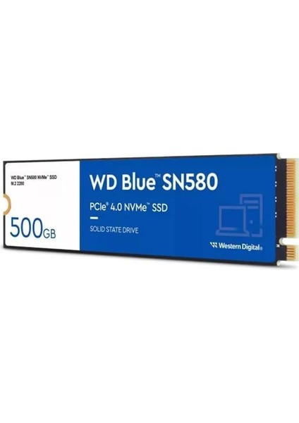 500 GB Wd Blue SN580 M.2 Nvme 4000/3600MB/S WDS500G3B0E