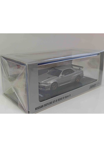 Inno 64 Nissan Skyline Gt-R R34 Silver (8 cm Uzunluğunda) fırsatları