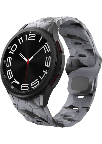 Samsung Galaxy Watch 5 40mm (20mm) Prizma Desenli Sportif Silikon Kordon KRD16