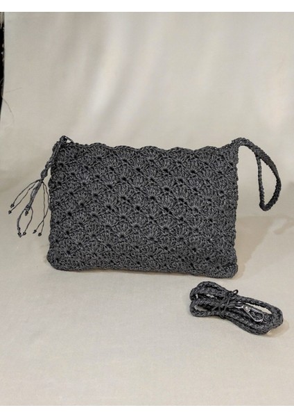 Hasır, Kağıt Ip El Örgüsü Çanta, Clutch, Portvöy, El Çantası fırsatları