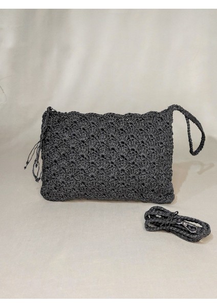 Hasır, Kağıt Ip El Örgüsü Çanta, Clutch, Portvöy, El Çantası indirimleri