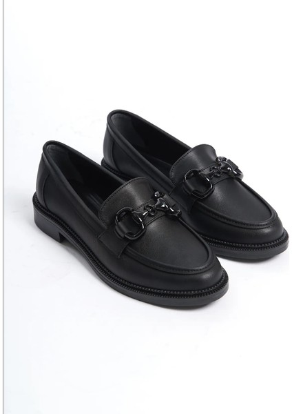 Kadın Loafer Makosen Casual Tokalı Günlük Ayakkabı