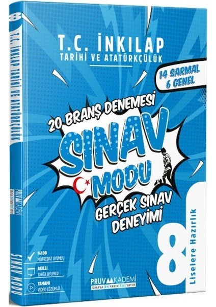 8. Sınıf T.C. İnkılap Tarihi ve Atatürkçülük Branş Denemesi