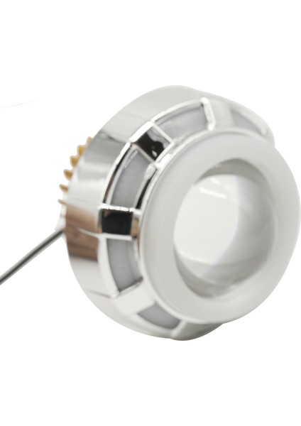 Motosiklet Far Içi Angel LED Lamba 3 Renk