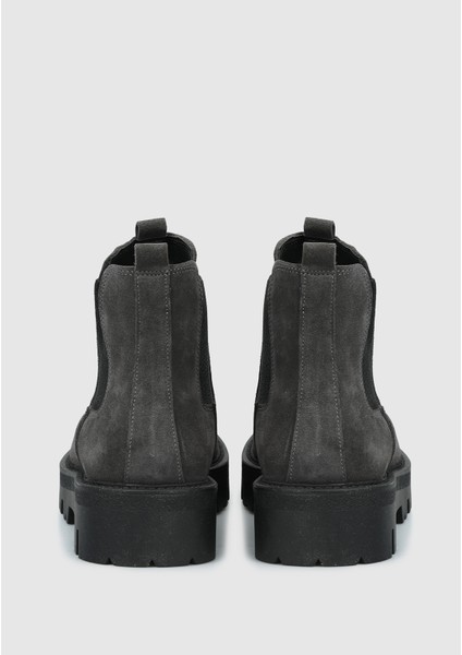 Antrasit Deri Erkek Bot fırsatları