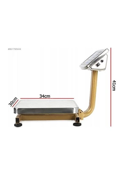 100 kg /5 gr Elektronik Katlanır Boyun Hesaplamalı Şarjlı Terazi