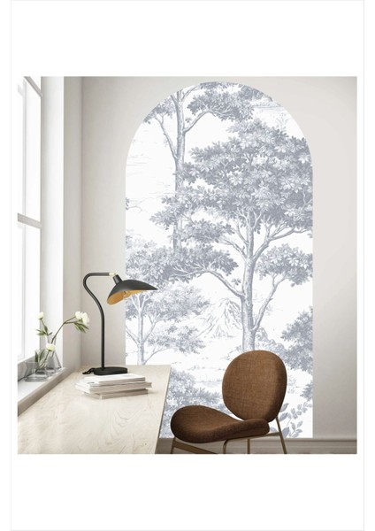 Gri Bohem Oval Duvar Sticker, şık ve modern dekorasyon için ideal seçim, 1 parça fiyatları