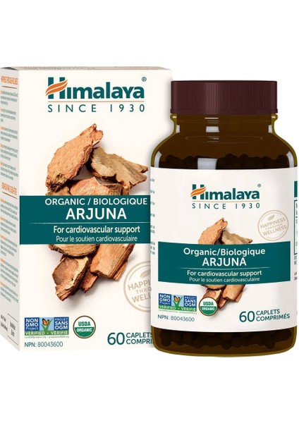 Organic Arjuna 60 Caplets