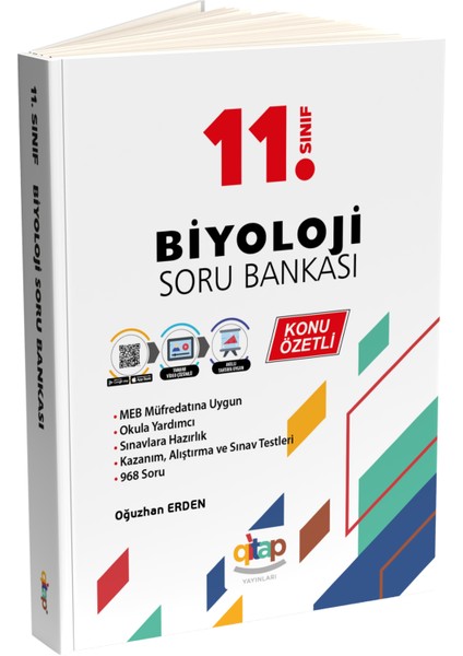 11.sınıf Biyoloji Konu Özetli Soru Bankası (Video Çözümlü)