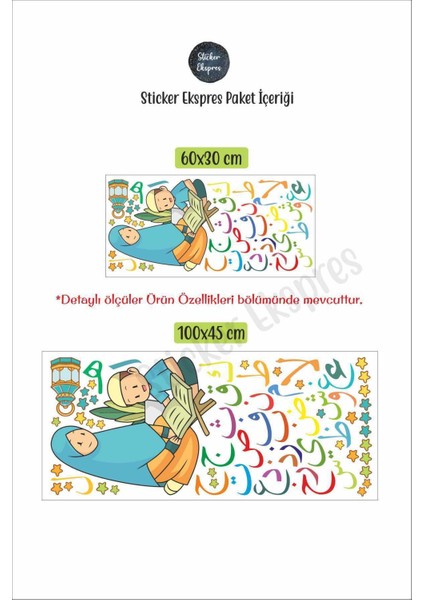 Çocuk odası eğlenceli ve renkli duvar kapı sticker seti, 5+ parça, figür tasarımlı modelleri