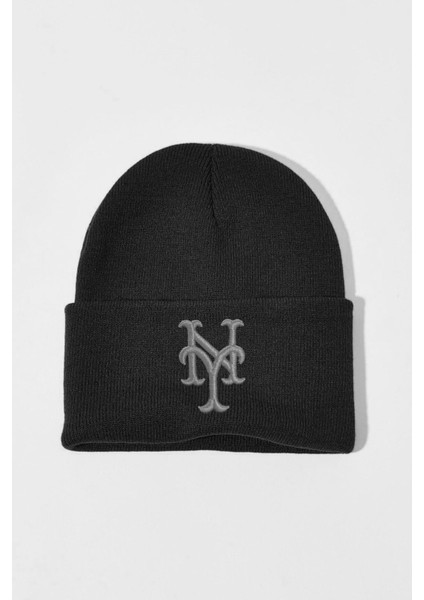 Ny New York Mets Nakışlı Bere Kışlık Katlamalı Unisex Trend Şapka - 2024/25 Yeni Sezon fiyatları