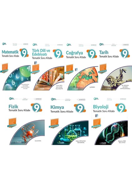9. Sınıf Soru Bankası Seti 7 Kitap