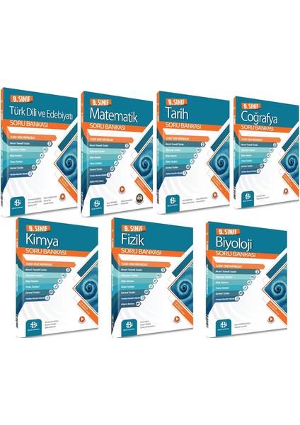 9. Sınıf Soru Bankası Seti 7 Kitap