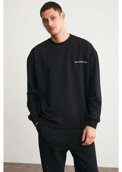 Raırok Comfort Siyah Sweatshirt