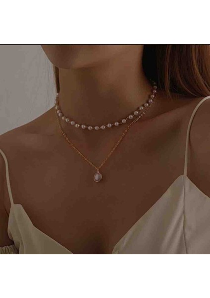 Ikili Kolye , Inci Kolye , Zincir Kolye