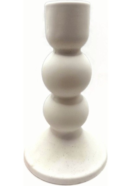 Boğumlu 15cm Şamdan Mumluk Silikon Kalıp K-1353