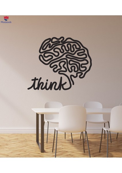 Siyah Duvar Sticker, Ofis ve Çalışma Odası Dekorasyonu, Modern ve Şık Tasarım