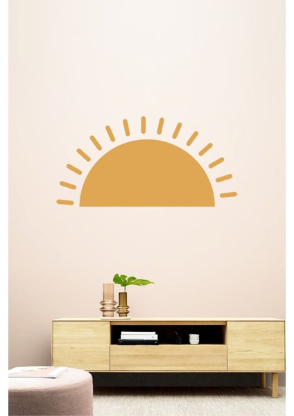 Güneş Temalı Renkli Kendinden Yapışkanlı Duvar Sticker Seti indirimleri