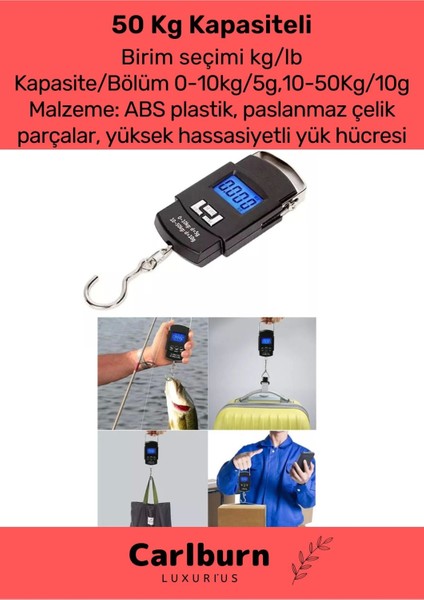 Deluxe LCD Ekran Seyahat Bavul Ağırlık Tartı Dijital Çok Amaçlı Taşınabilir Bagaj Tartısı Max 40 kg
