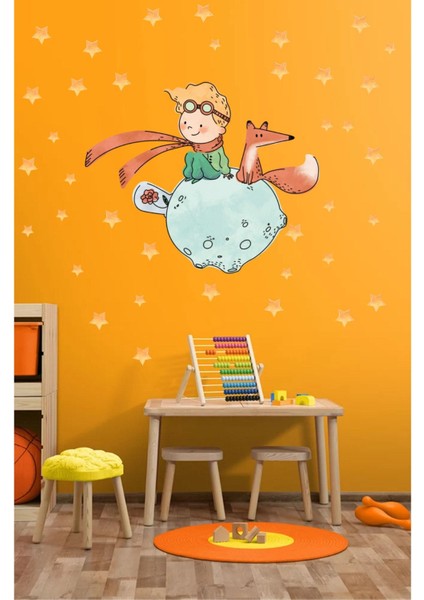 Çocuk Odası Renkli Figür Duvar Sticker Seti, Eğlenceli ve Sevimli Dekorasyon Parçası modelleri