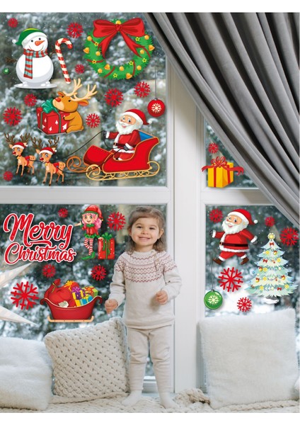 Yılbaşı temalı kar renkli çocuk odası çıkartması, sevimli ve eğlenceli dekorasyon. fiyatları