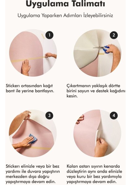 Dalgalı Çit Desenli Renkli Duvar Sticker, Çocuk ve Genç Odası Dekoru modelleri