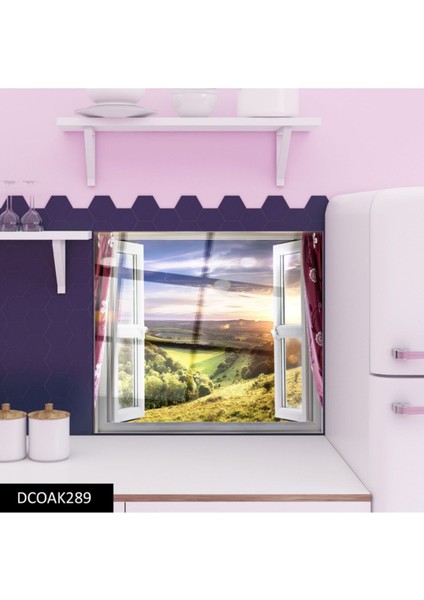76x49,5 cm Renkli Cam Ocağı Arkası Koruyucu, Mutfak İçin Güvenli ve Şık Tasarım modelleri