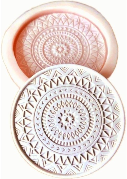 8,7cm Yuvarlak Tabak Bardak Altlığı, Mumluk, Sunumluk Silikon Kalıp K-1260 fiyatları