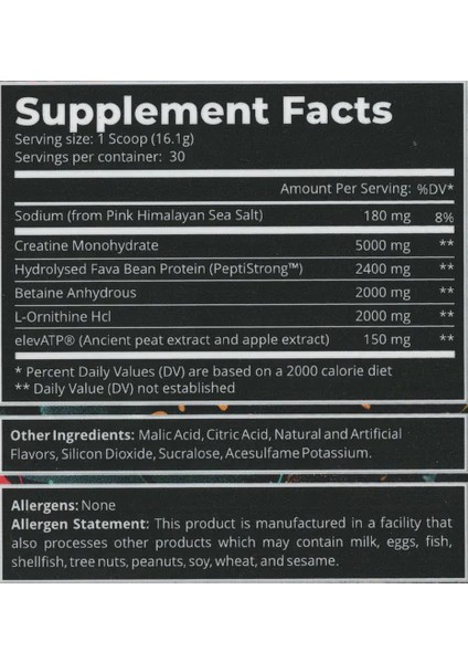 Alpha Creatine Gh 30 Servings