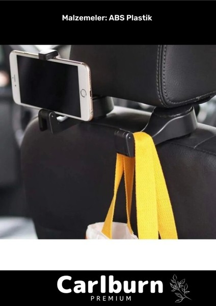 Özel Üretim Tüm Araçlarla Uyumlu Sağlam Otomobil Araba Oto Koltuk Arkası Telefon Tutucu Askılık fırsatları