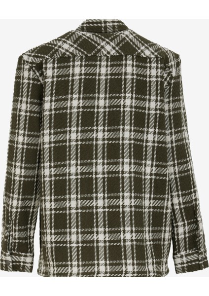 Haki Erkek Regular Fit Ekose Gömlek Ceket FC4WM-GML 2420 fiyatları