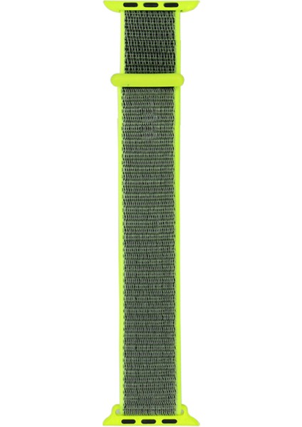 Watch 42MM Hasır Örgü Tasarımlı Naylon Kumaş Kordon Krd BAND03