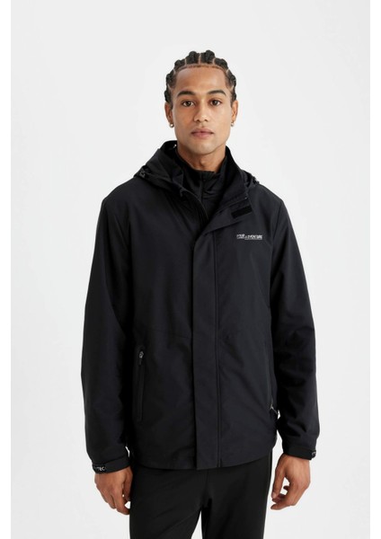 Fit Su İtici Mont Normal Kesim Kapüşonlu Fermuarlı Cepli C6047AX24AU modelleri